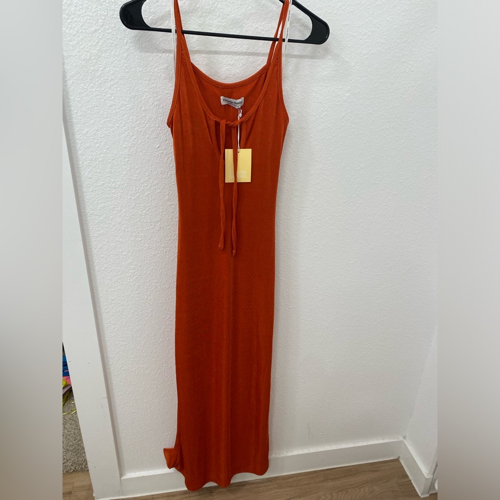 Charlie holiday Arlo midi dress in raspberry XS